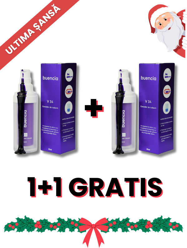 [SPECIAL] 1+1 GRATIS - Corector Buencia V34 + Periuță Bambus + Cadou Surpriză