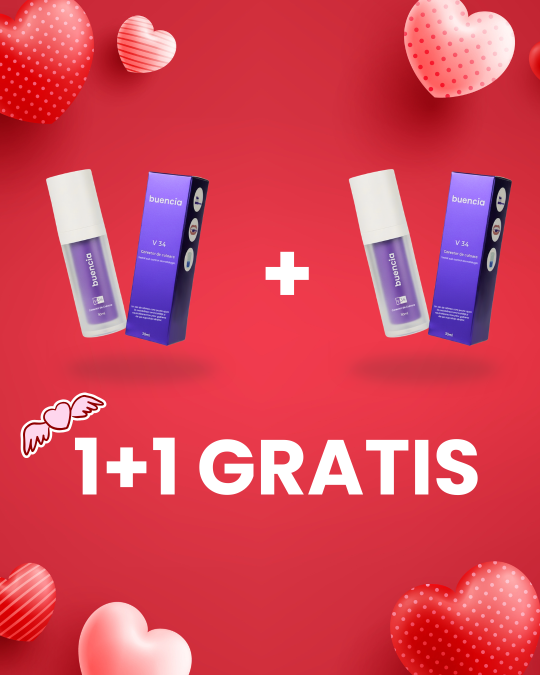 1+1 GRATIS Corector Buencia V34