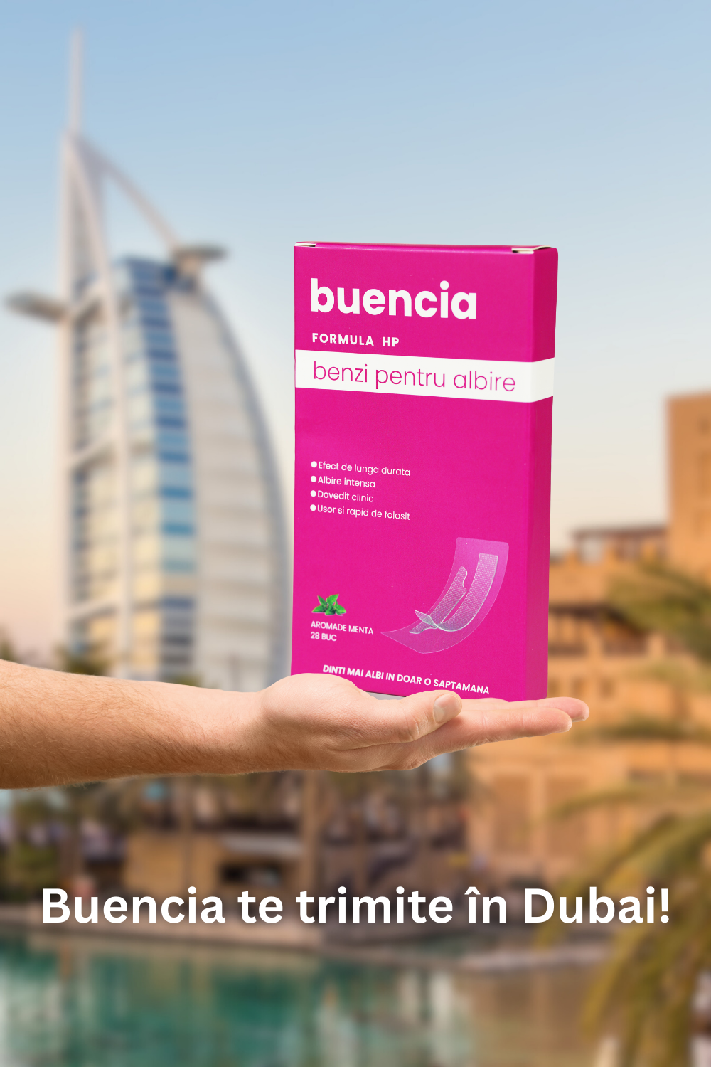 Benzi Profesionale pentru Albirea Dintilor - Set 28 buc