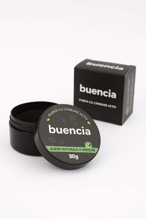 Pudra din Carbune Activ Buencia