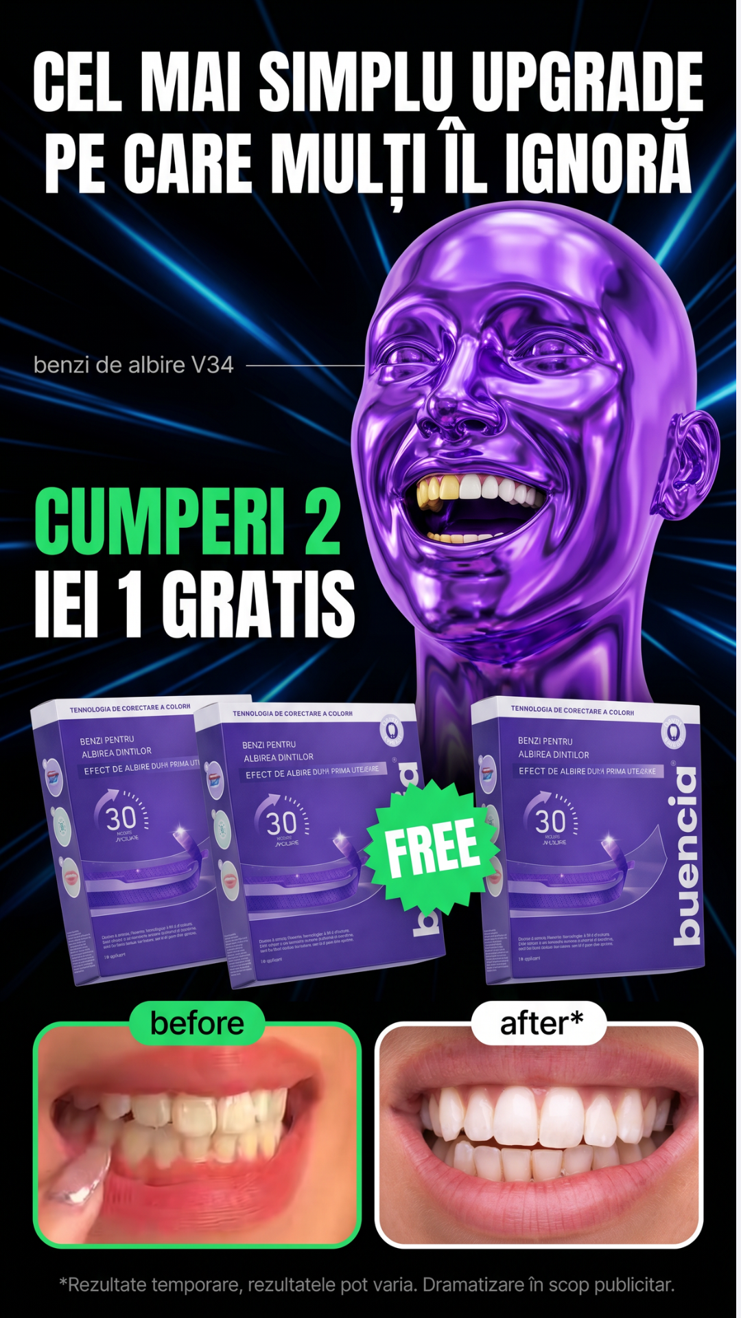 Benzi V34 Buencia 2+1 GRATIS