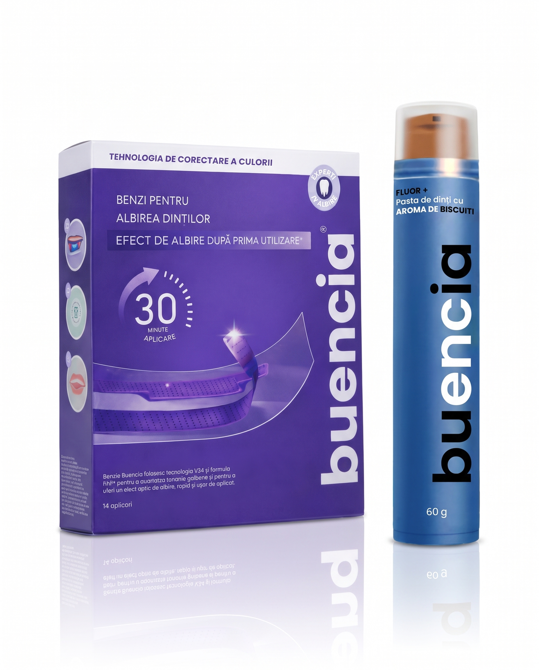 Benzi V34 Buencia + Pastă cu Aromă Gratis