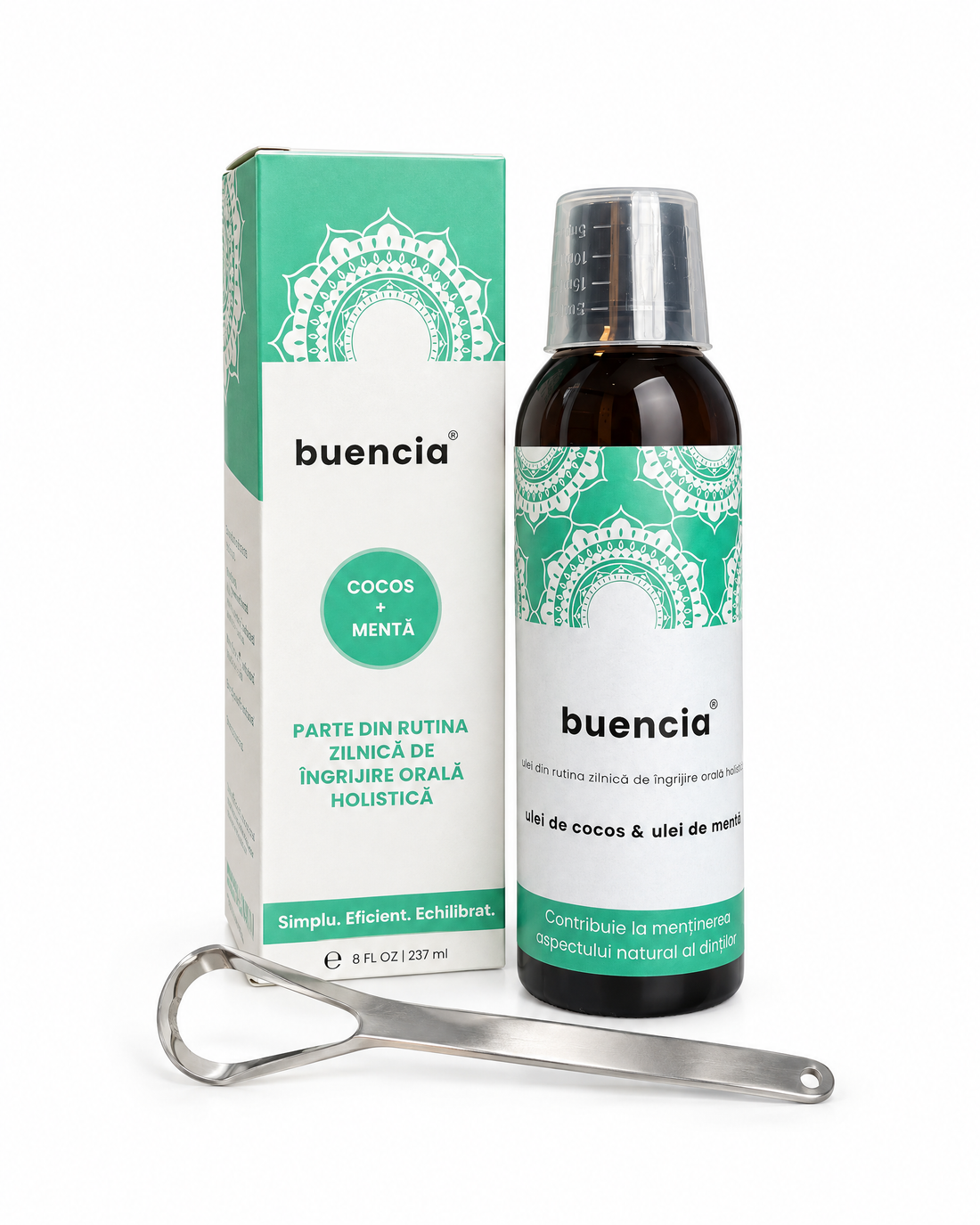 Buencia Mint Pulling Oil – Apă de gură cu ulei de cocos